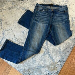 Judy Blue low rise denim jeans with flared legs, women’s size 9/29